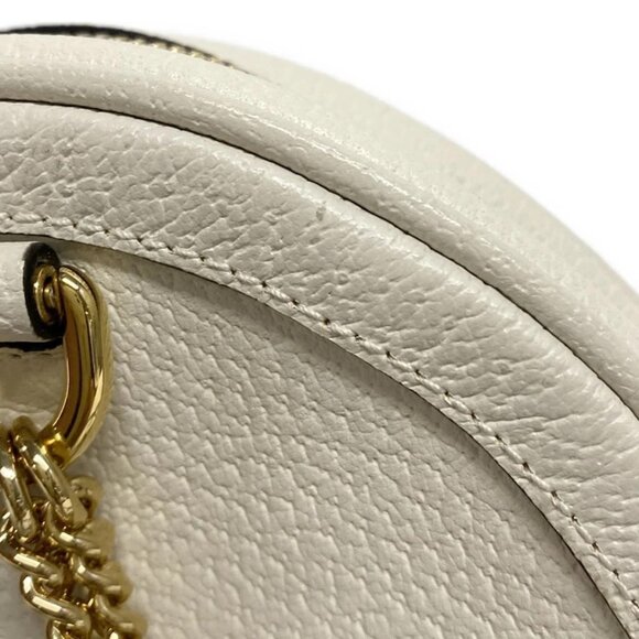 Auth GUCCI Ophidia GG Mini Backpack 598661 White Navy Red Leather Backpack - Picture 14 of 16